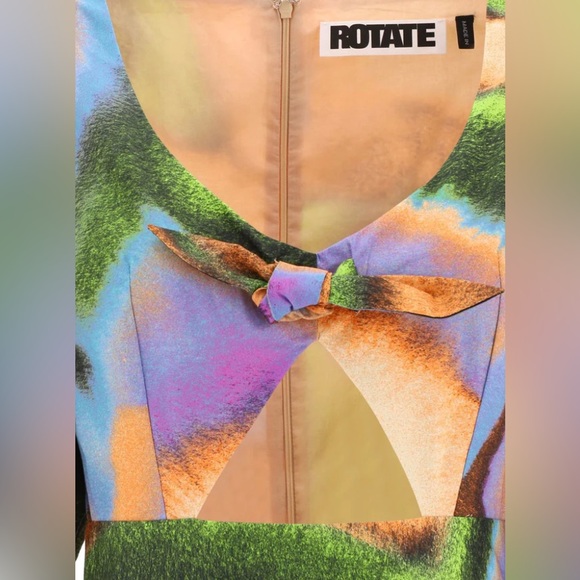 NWT ROTATE Cara Organic Cotton - Poplin Midi Dress - Picture 8 of 11